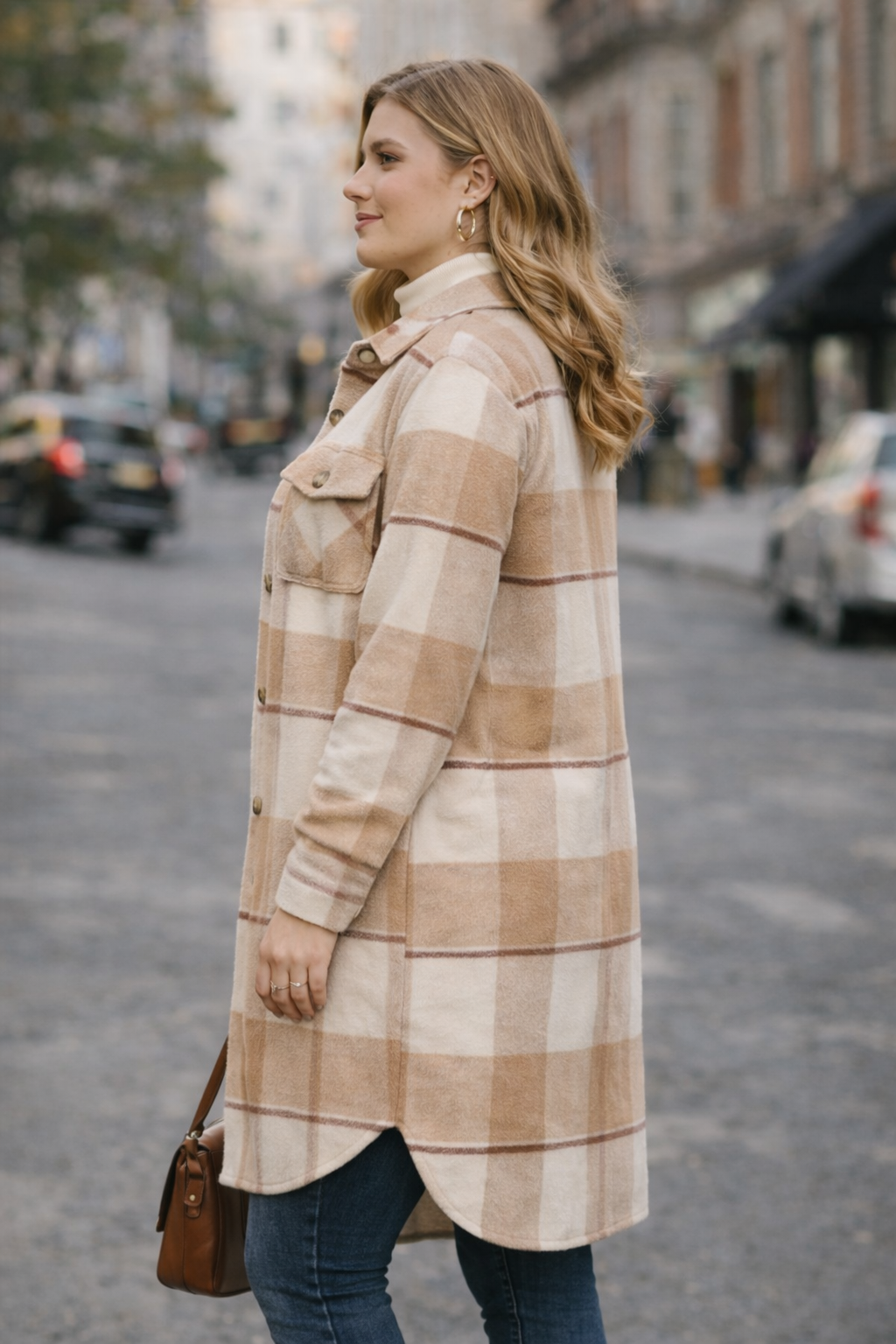 Plaid Shacket for Women | Winter Style