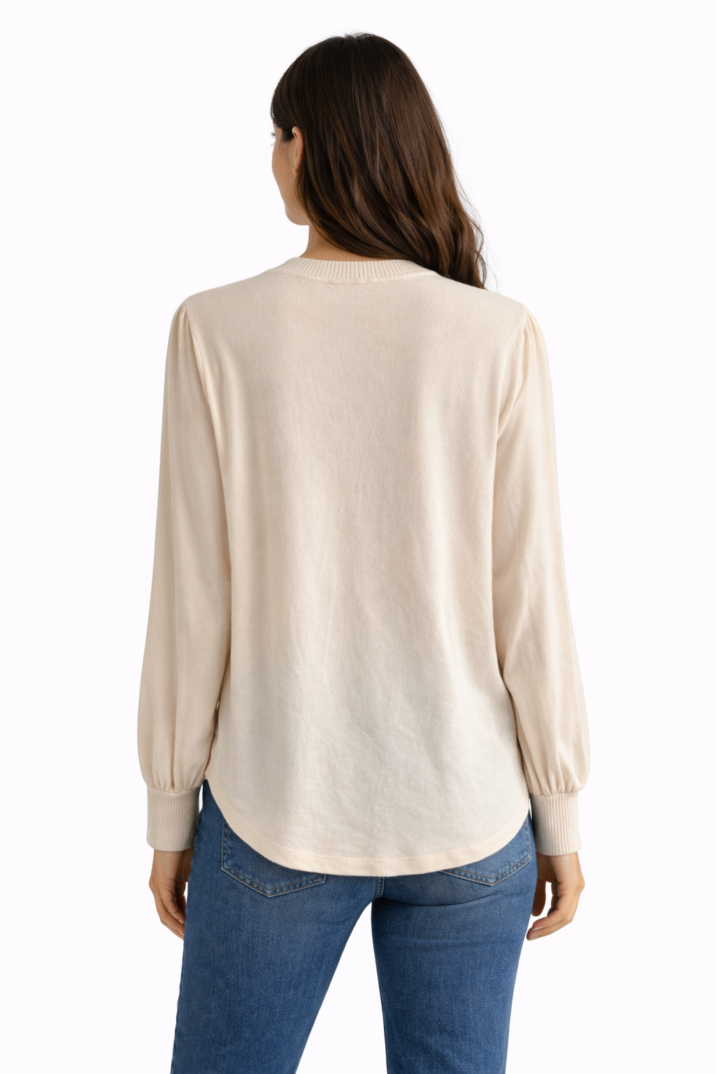 Neutral Long Sleeve Blouse